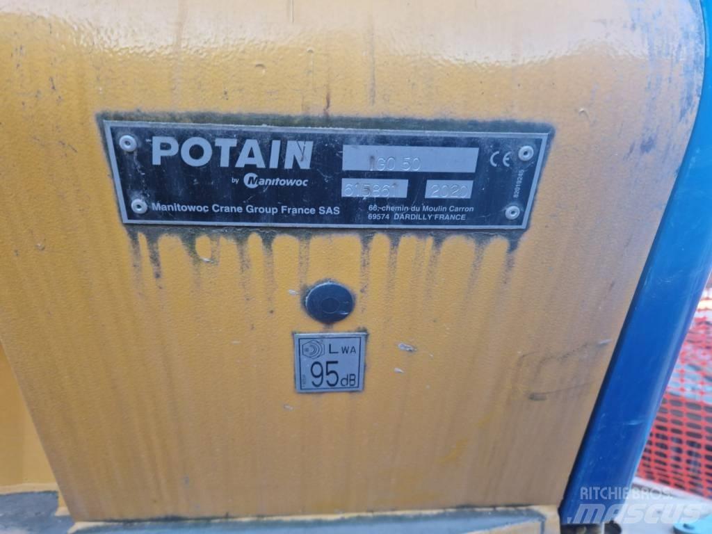 Potain IGO 50 Rychlostavitelné jeřáby