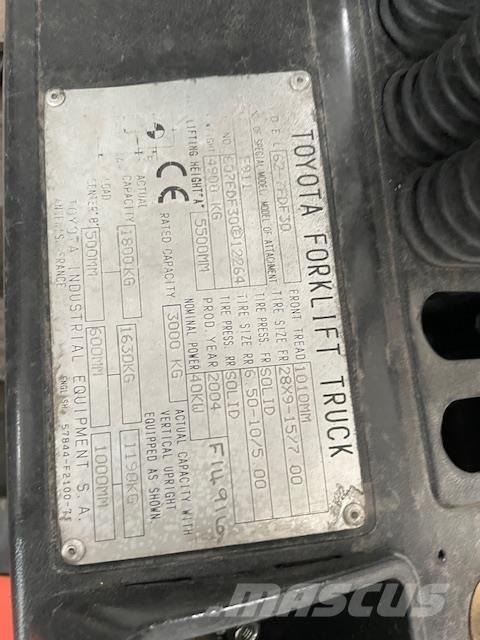 Toyota 62-7FDF30 Dieselové vozíky