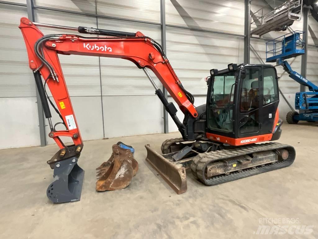 Kubota KX 080-4 A 2 Midi rýpadla 7t - 12t