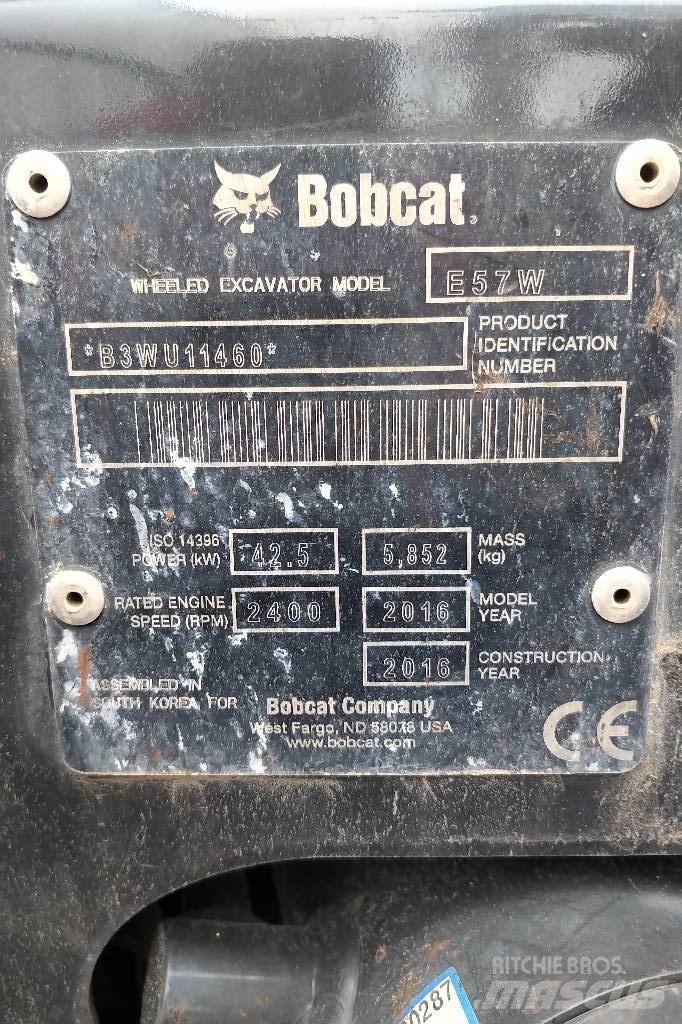 Bobcat W57 Kolová rýpadla