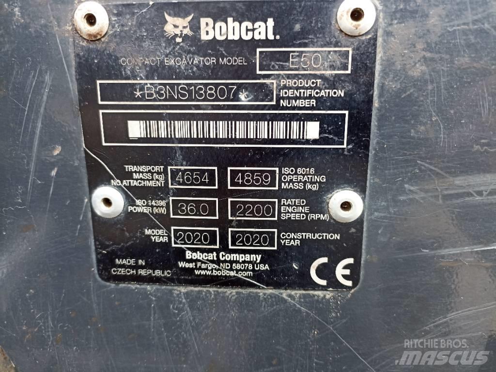 Bobcat E 50 Mini rýpadla < 7t