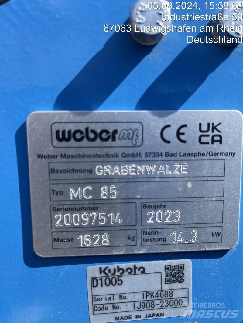 Weber MC85 Válce