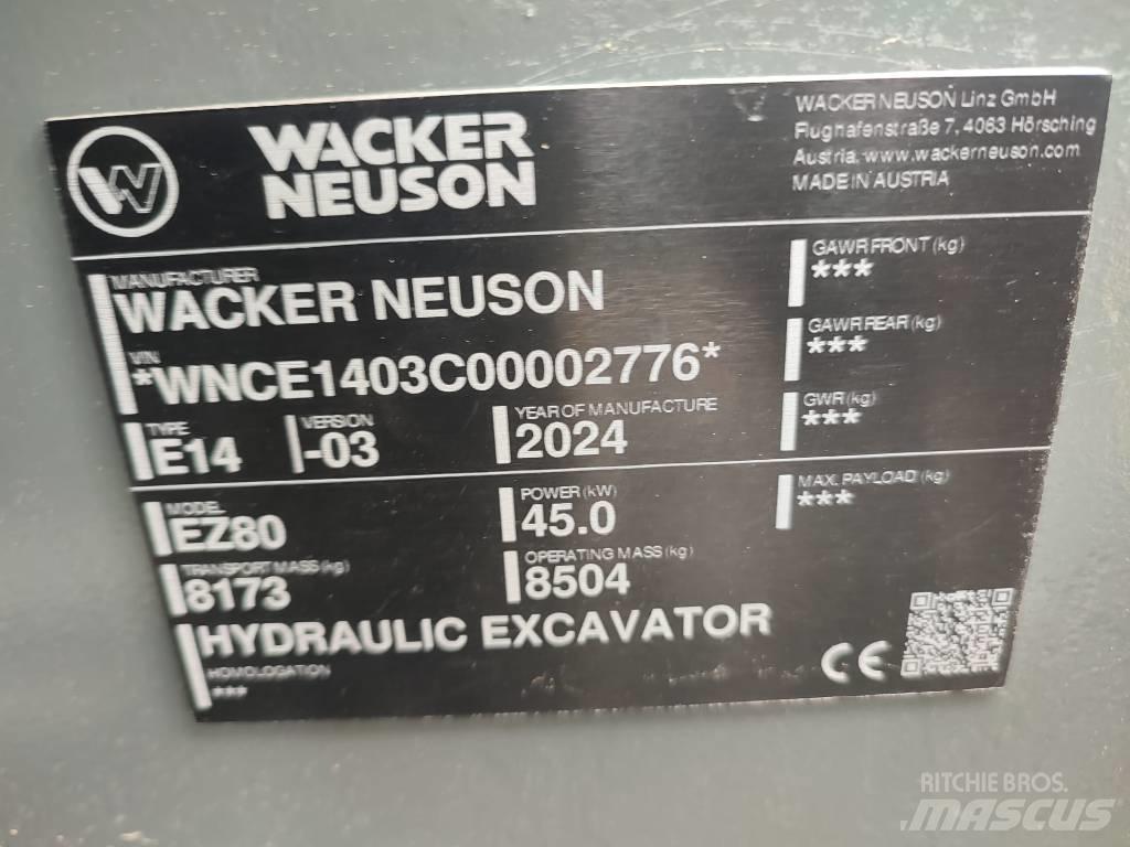 Wacker Neuson EZ 80 Midi rýpadla 7t - 12t