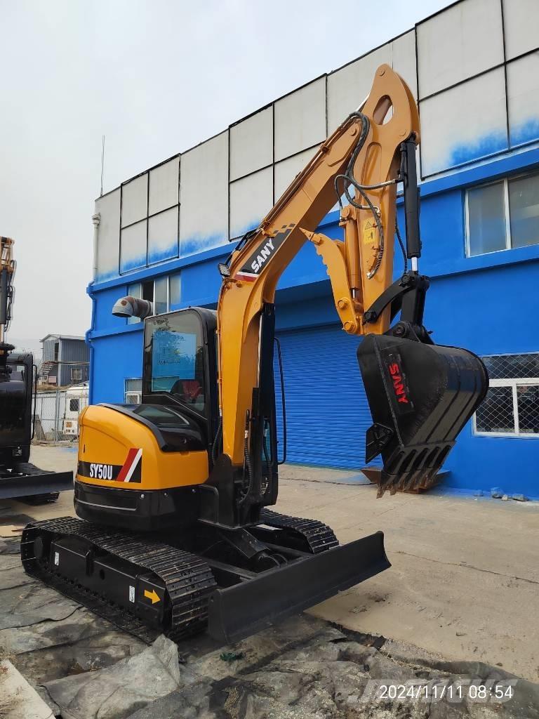 Sany 50u excavator Mini rýpadla < 7t
