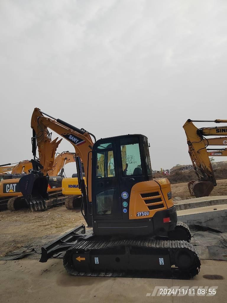 Sany 50u excavator Mini rýpadla < 7t