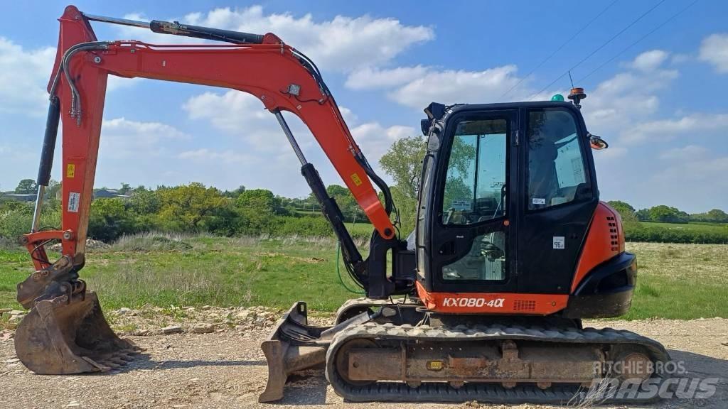 Kubota KX 080-4 Midi rýpadla 7t - 12t