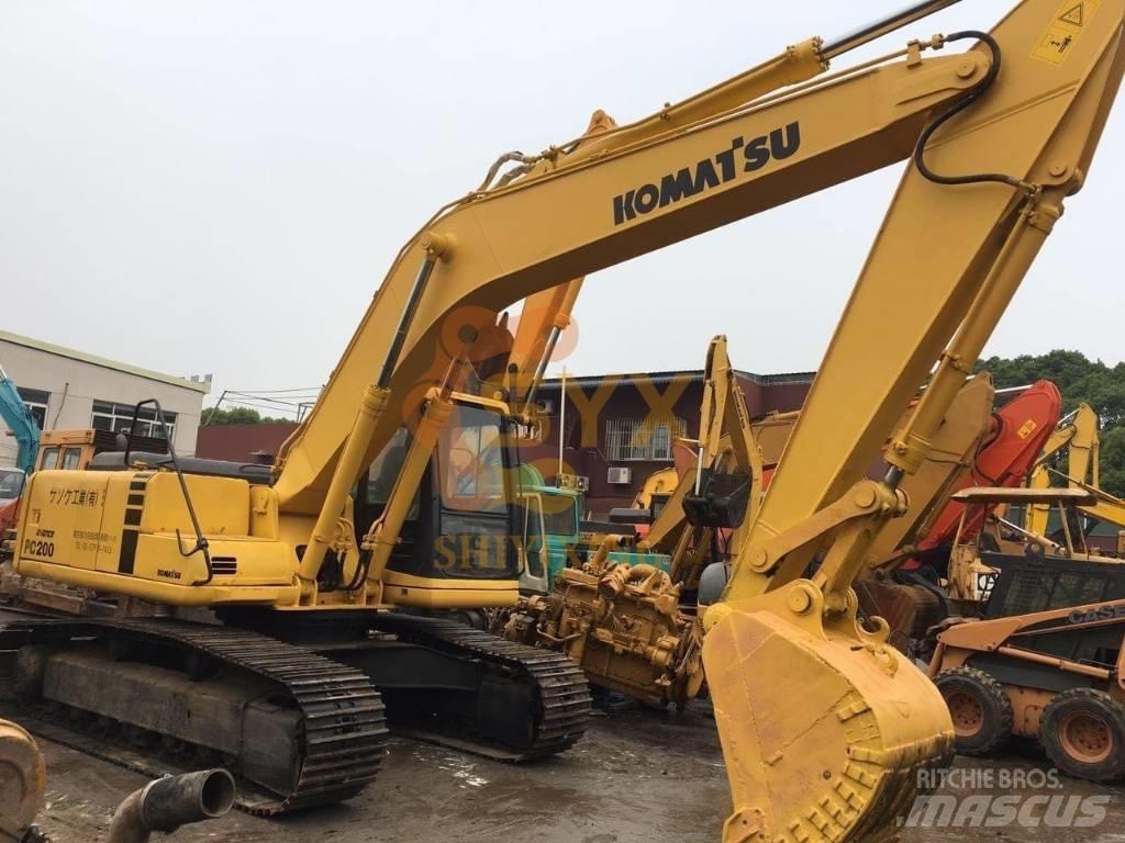 Komatsu PC 200 Pásová rýpadla