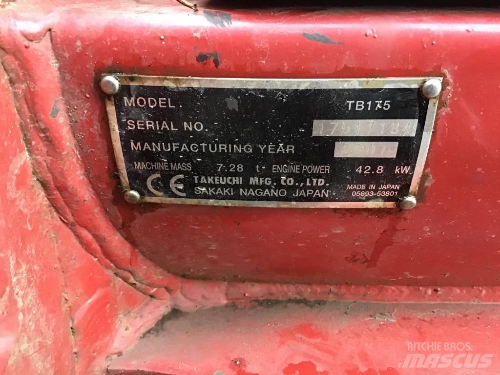 Takeuchi TB 175 Midi rýpadla 7t - 12t
