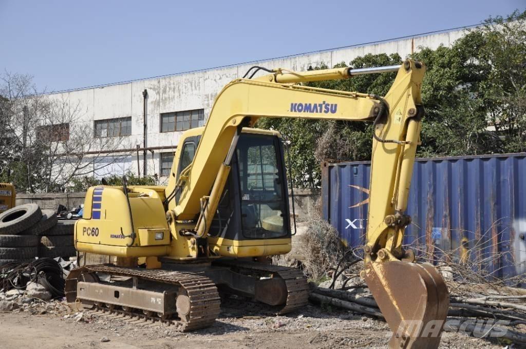 Komatsu PC 60 Pásová rýpadla