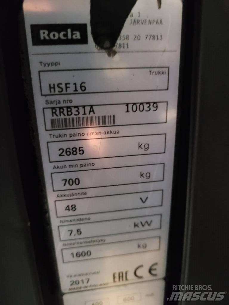 Rocla HSF16 Retraky