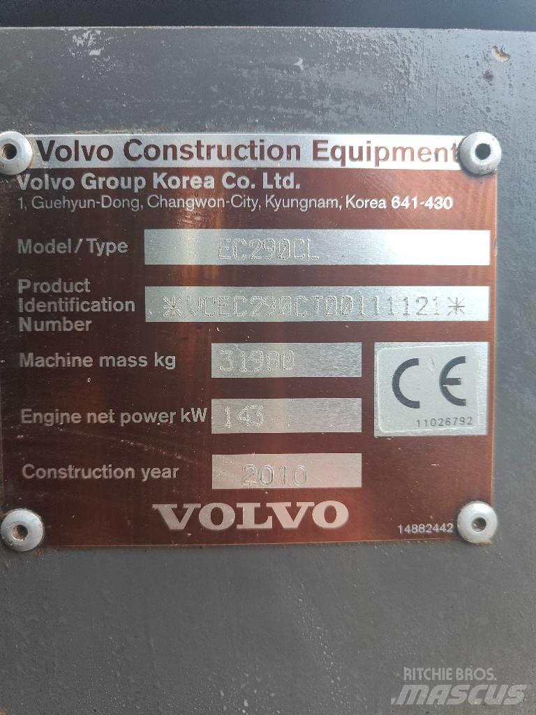 Volvo EC 290 C L Pásová rýpadla