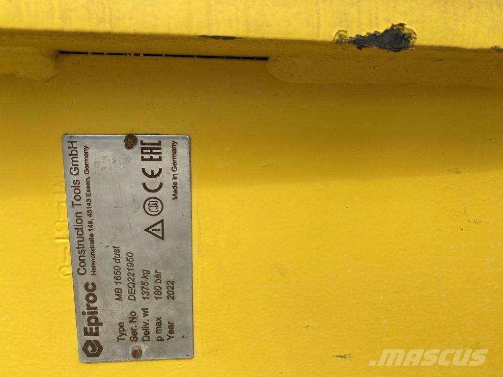 Epiroc MB1650D Bourací kladiva / Sbíječky