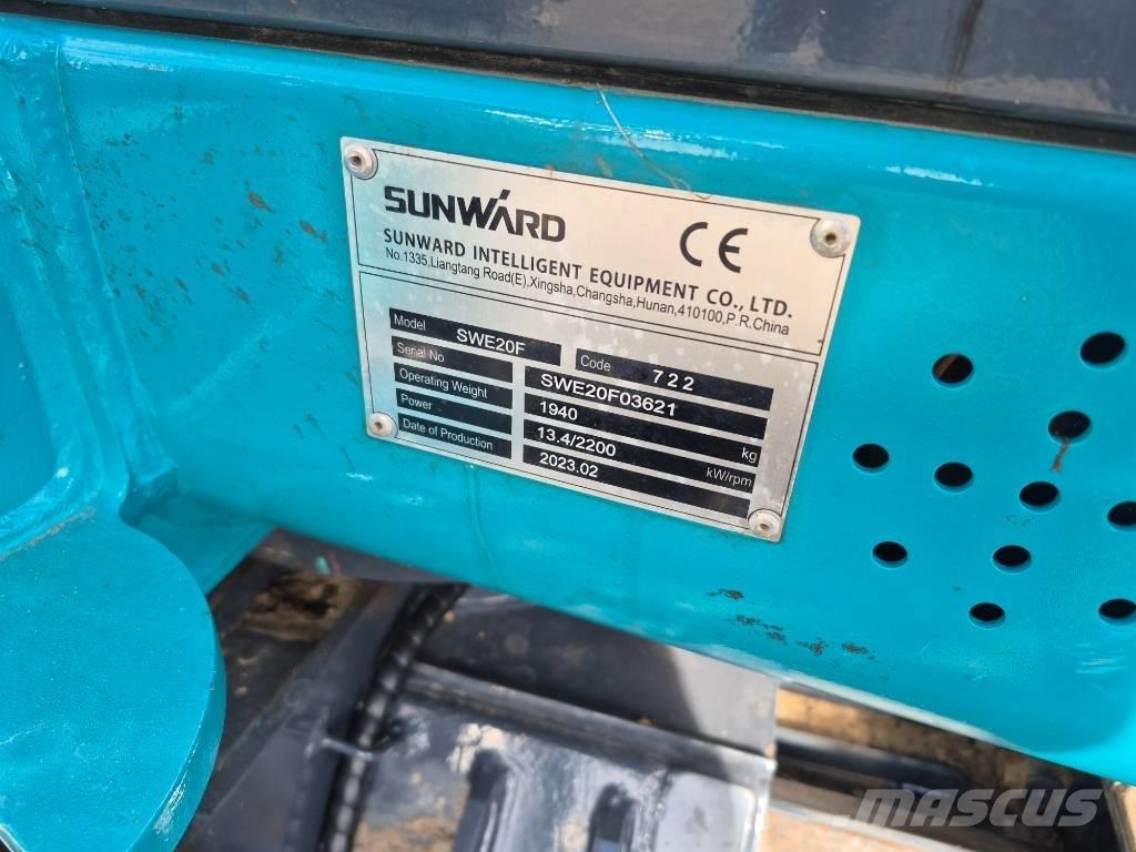 Sunward SWE 20 F Mini rýpadla < 7t