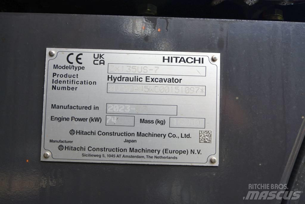 Hitachi ZX 135 US-7 Pásová rýpadla