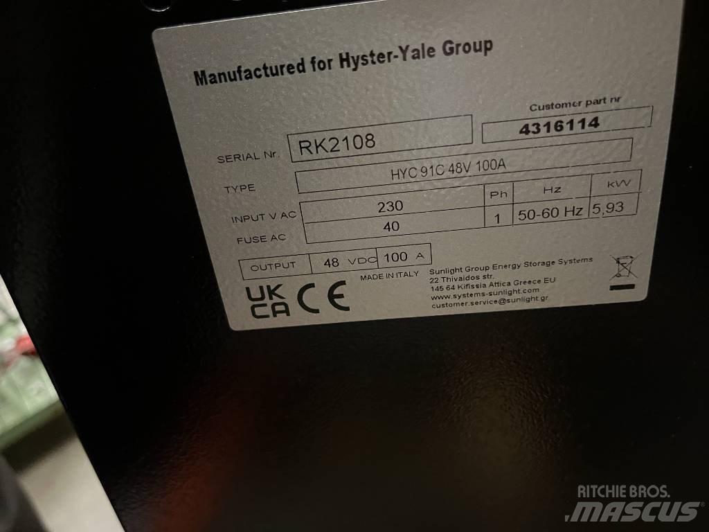 Hyster H91C Nabíječky