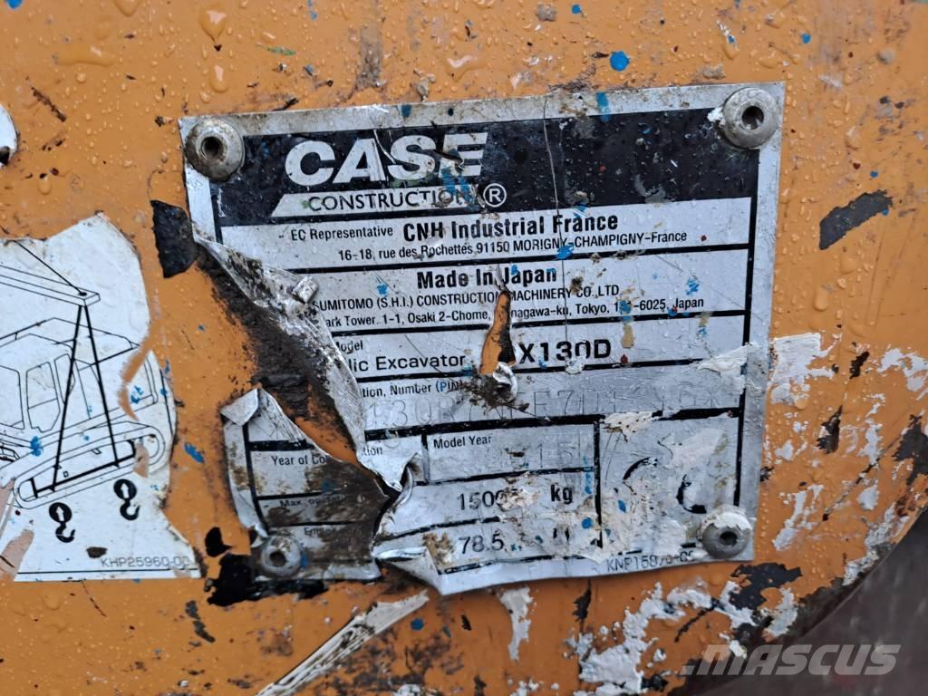 CASE CX 130 D Pásová rýpadla
