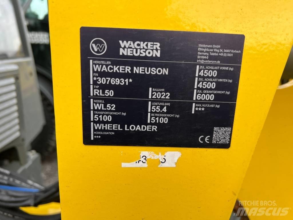 Wacker Neuson WL 52 Kolové nakladače