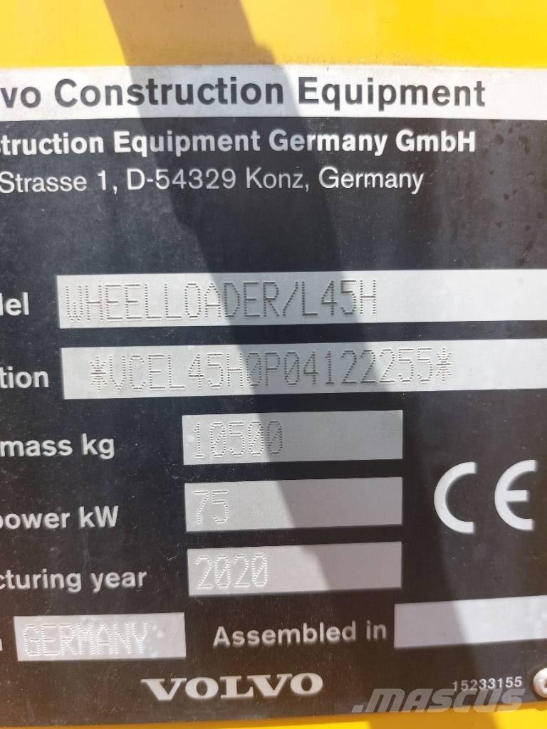 Volvo L 45 H Kolové nakladače