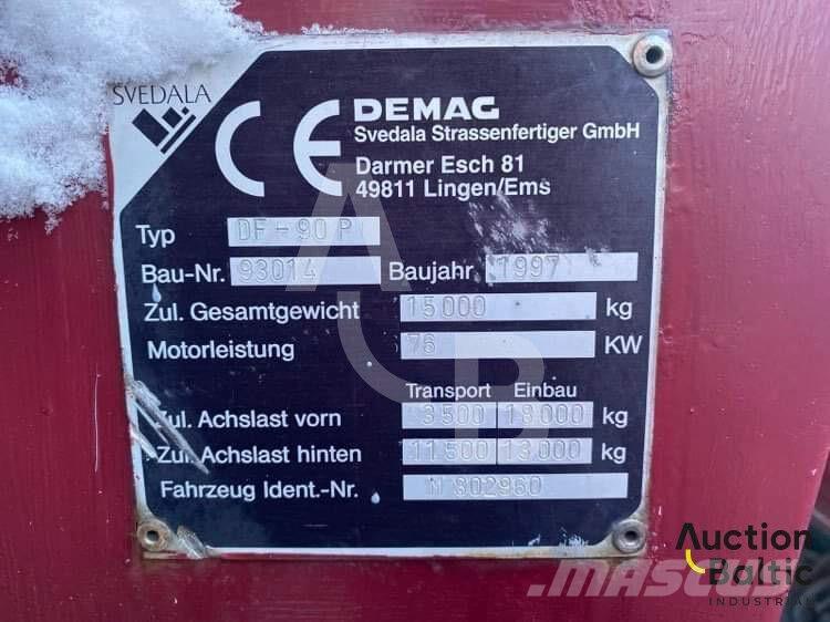 Demag DF 90 P Finišery