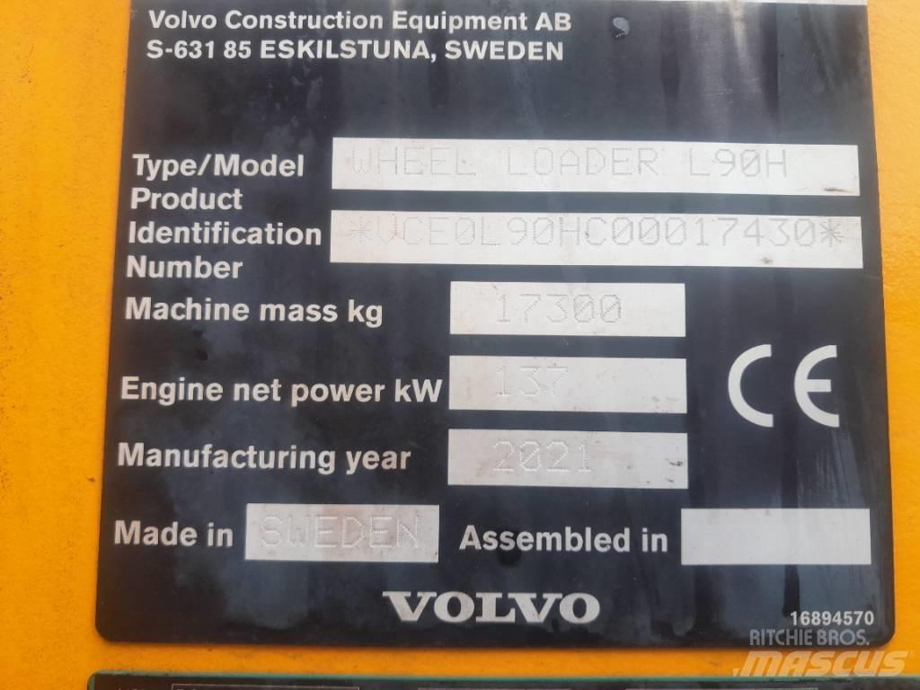 Volvo L90H Kolové nakladače