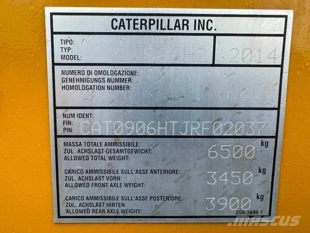 CAT 906 H 2 Kolové nakladače