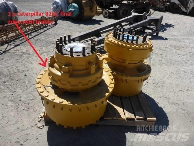 CAT 826 C Nápravy