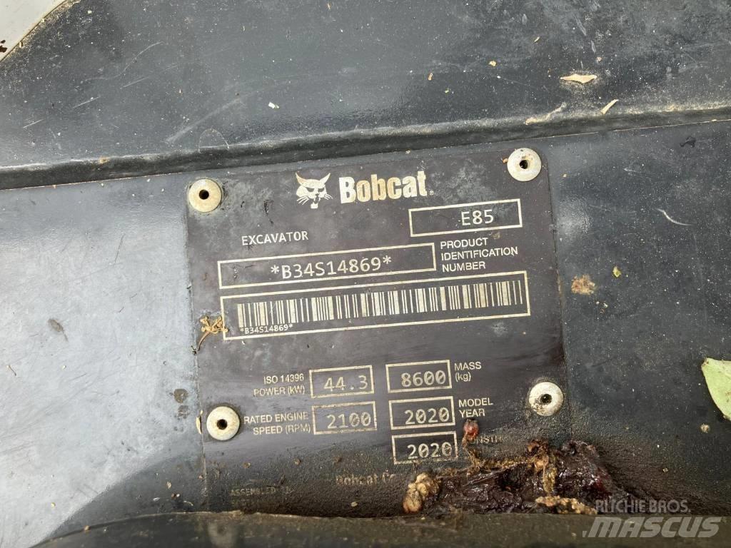 Bobcat E 85 Midi rýpadla 7t - 12t