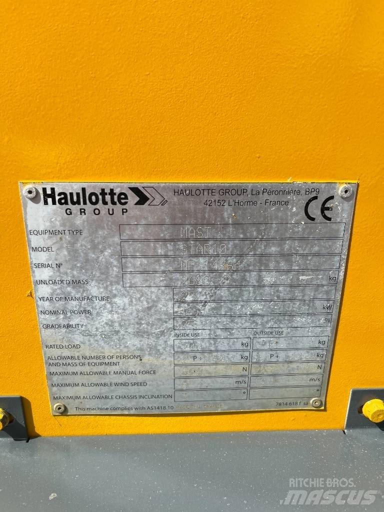 Haulotte Star-10AC Teleskopické plošiny
