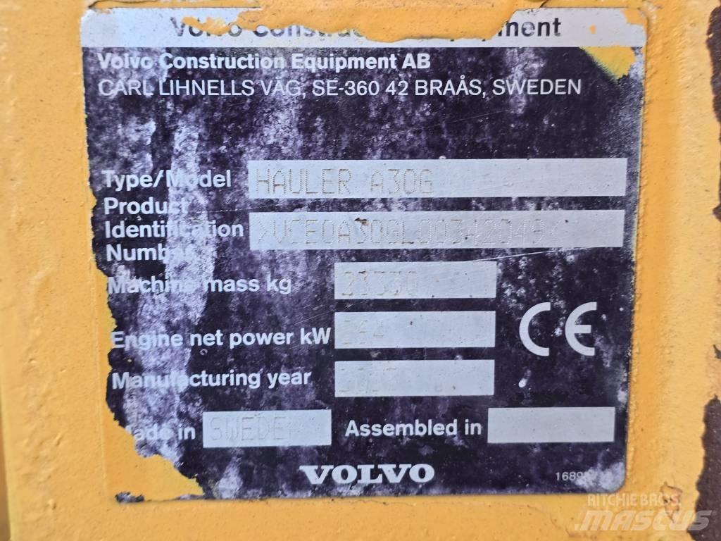 Volvo A30G Kloubové dempry