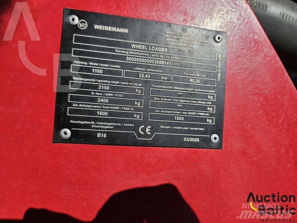 Weidemann 1160 Kolové nakladače