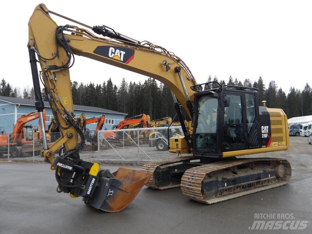 CAT 316 F Pásová rýpadla