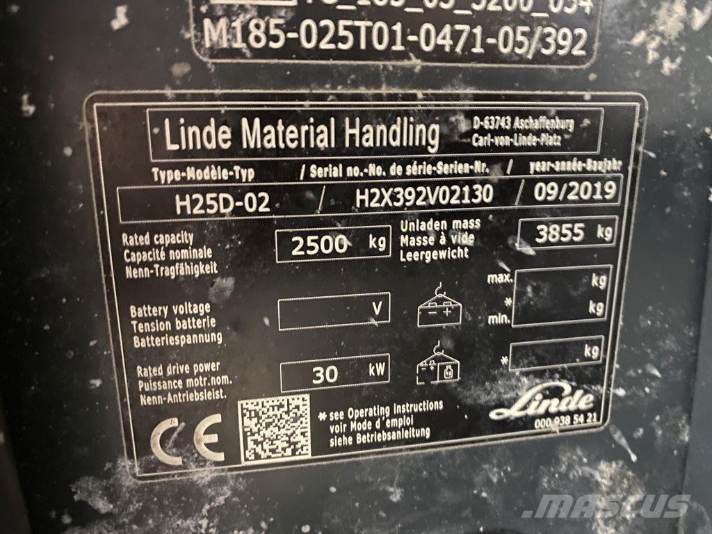 Linde H25D-02 Dieselové vozíky