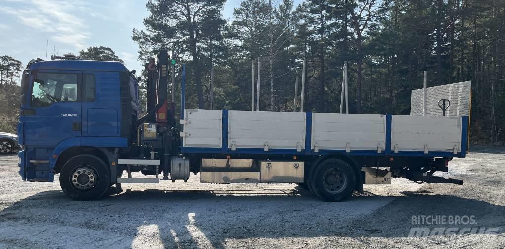MAN TGM 18.290 Autojeřáby, hydraulické ruky