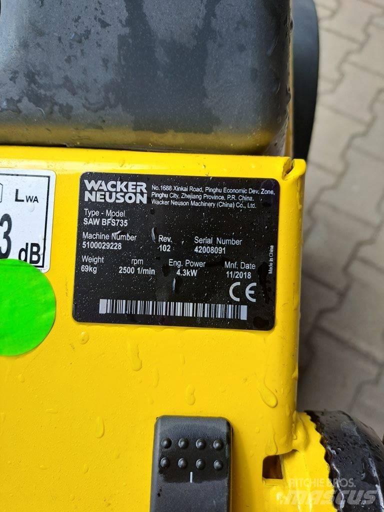 Wacker Neuson BFS735 Pily na beton a kámen
