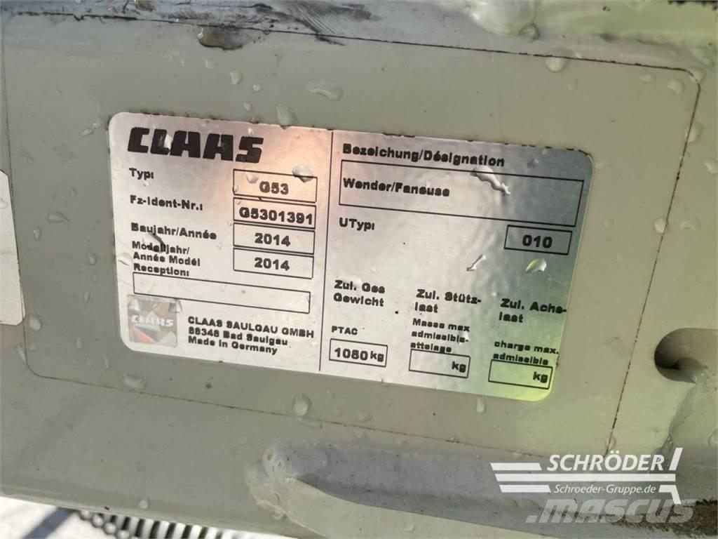 CLAAS VOLTO 800 Obraceče a shrabovače sena
