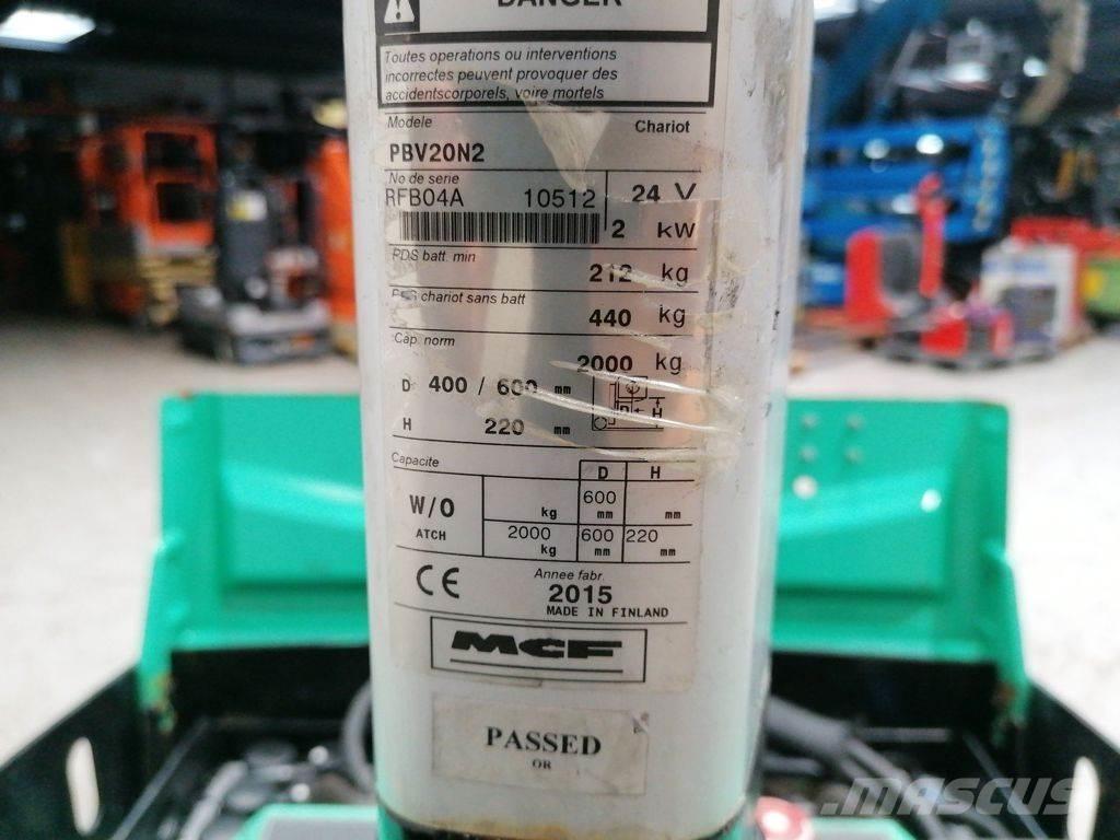 Mitsubishi PBV20N2 Nízkozdvižný vozík