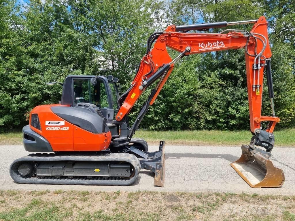 Kubota KX 080-4a2 Midi rýpadla 7t - 12t