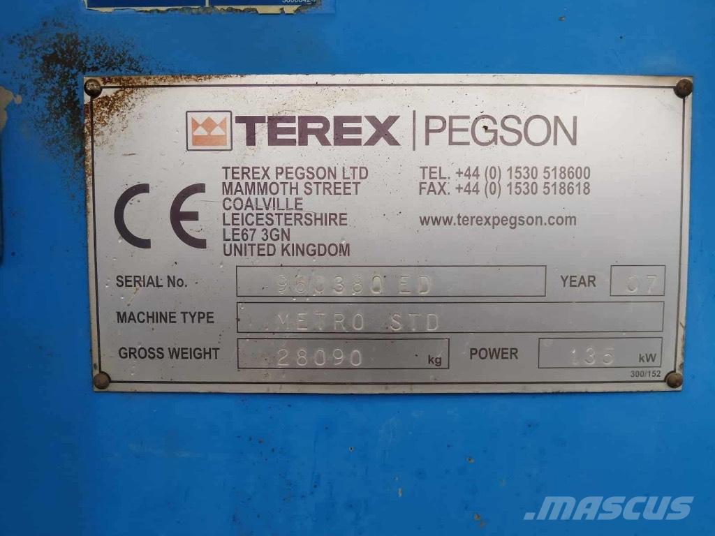 Terex Pegson Mobilní drtiče