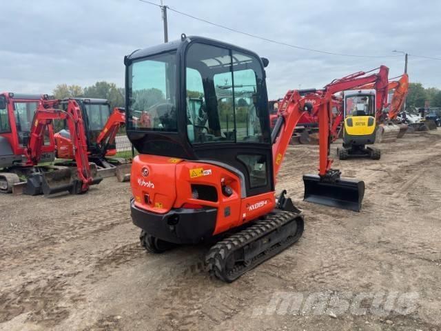 Kubota KX 019-4 Mini rýpadla < 7t