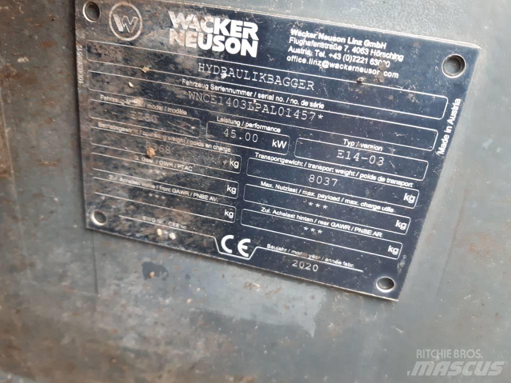 Wacker Neuson EZ80 Pásová rýpadla