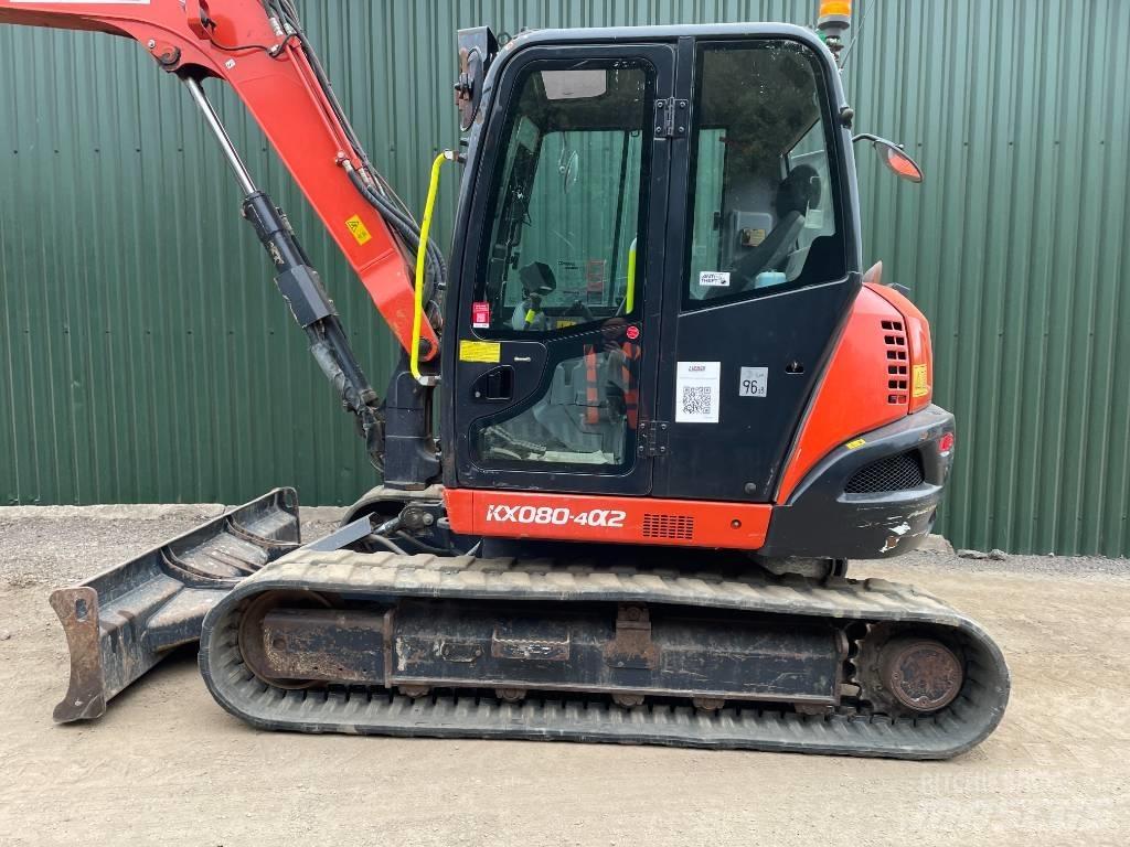 Kubota KX 080-4 Midi rýpadla 7t - 12t