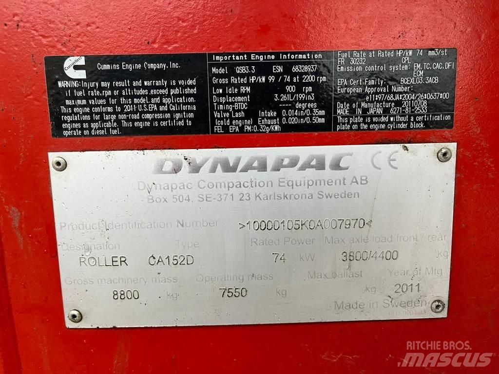 Dynapac CA152D Tahačové válce