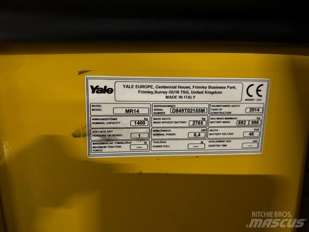 Yale MR 14 Retraky