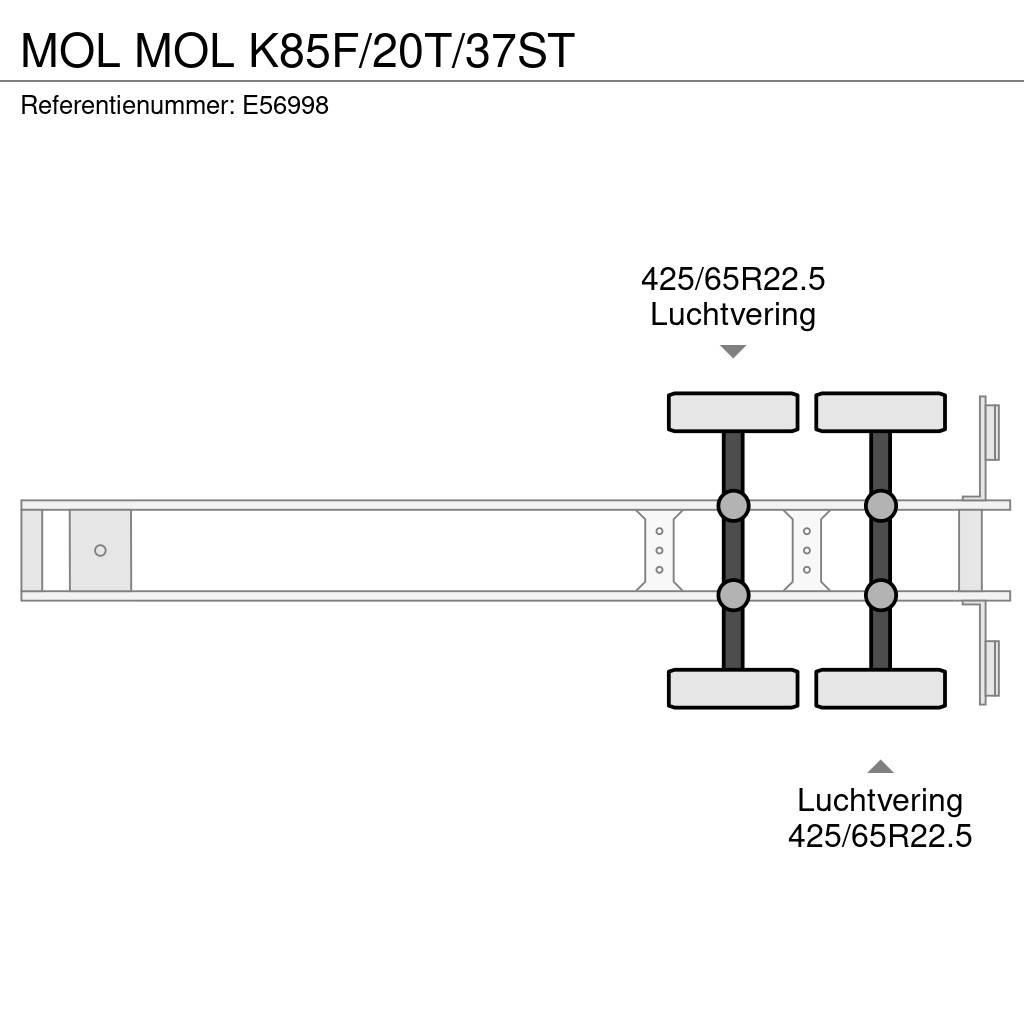 MOL K85F/20T/37ST Sklápěcí návěsy