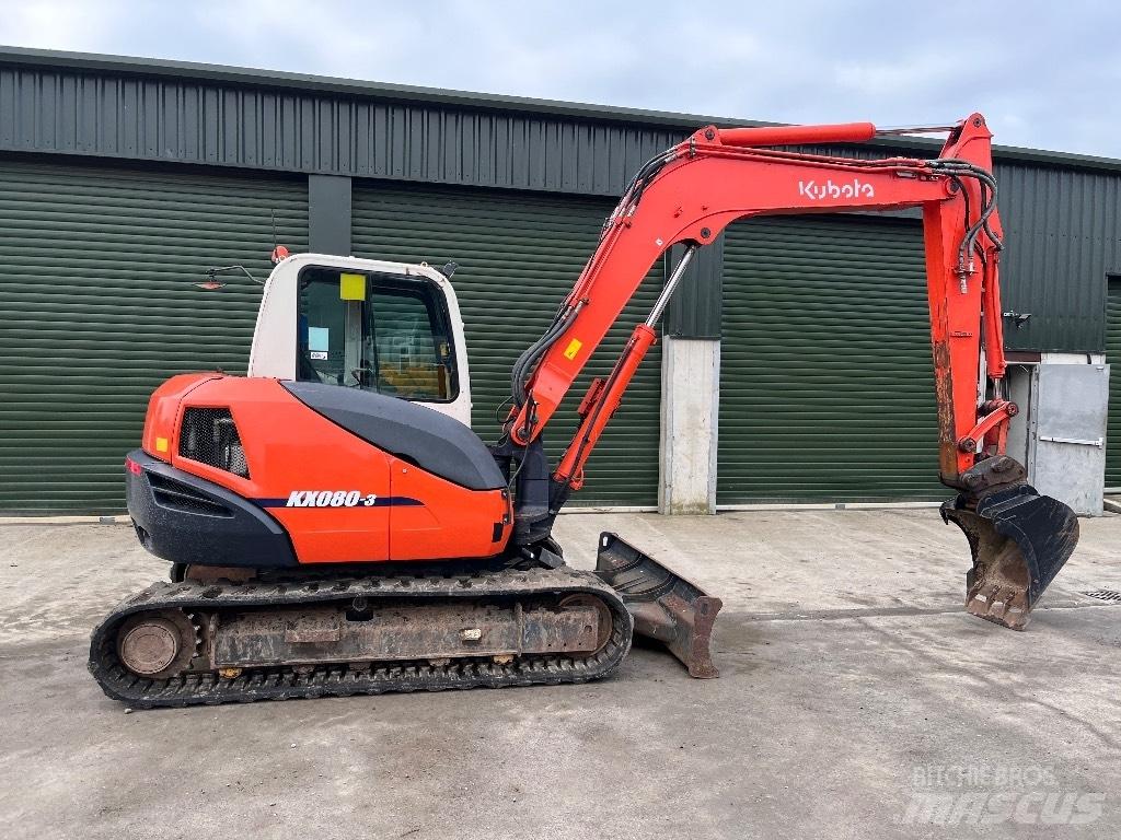 Kubota KX 080-3 Mini rýpadla < 7t