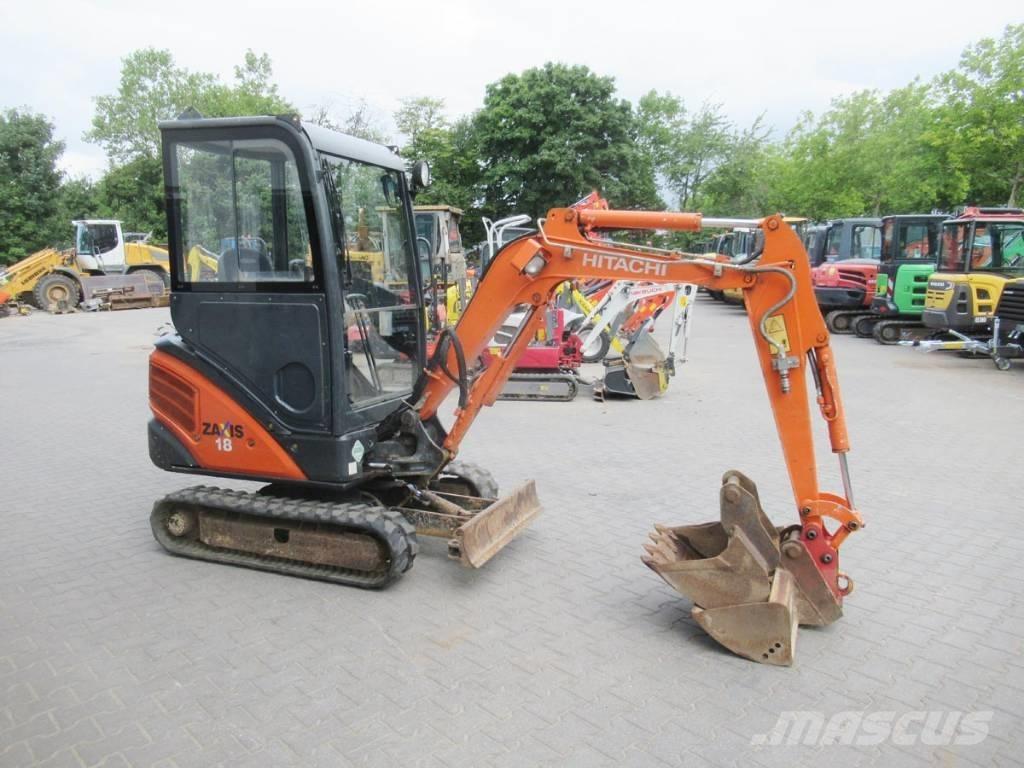 Hitachi ZX 18-3 CLR Mini rýpadla < 7t