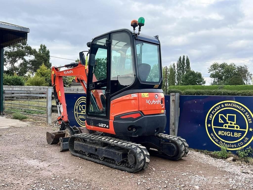 Kubota U27-4 Mini rýpadla < 7t