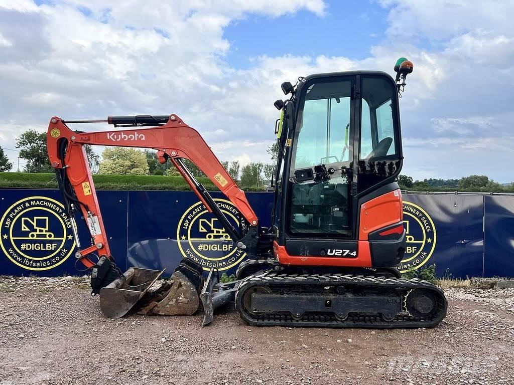Kubota U27-4 Mini rýpadla < 7t