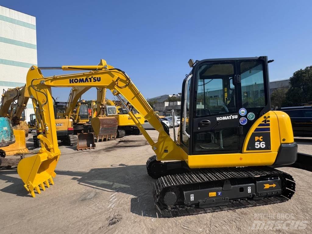 Komatsu PC 56 Pásová rýpadla