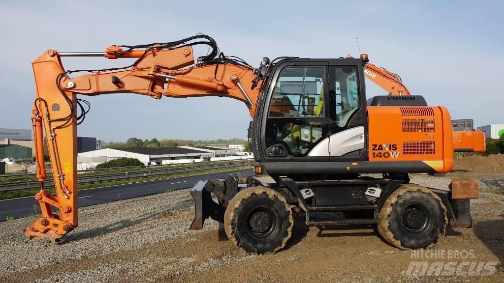 Hitachi ZX140W-5B Kolová rýpadla